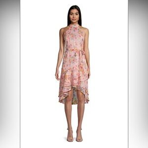 Lipsy Tiered Floral Halter Dress size UK14 US 10 BNWT